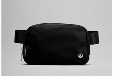 lululemon black cross body bag.